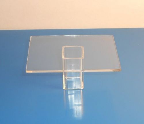 Acrylic display riser - 3&#034; wide x 4 1/2&#034; long x 2&#034; high x 1/8&#034; thick - brand new for sale