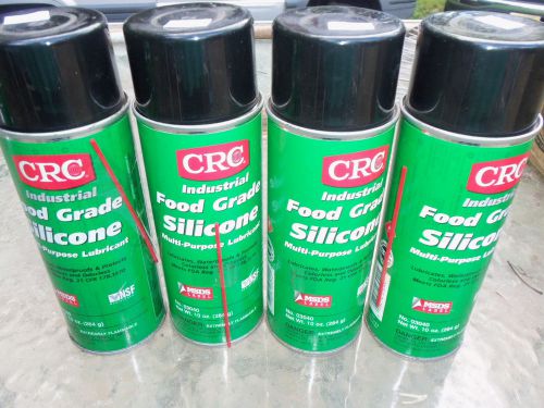 4 cans crc industrial food grade silicone 10oz cans   no. 03040 for sale