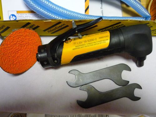 Atlas copco lsv 19 s200-2 pneumatic angle grinder made in sweden for sale