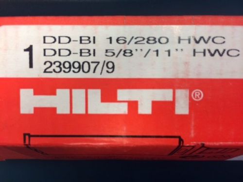 HiLTI Diamond Core Drill DD-BI 5/8&#034;/11&#034; HWC  #239907/9 NEW in box