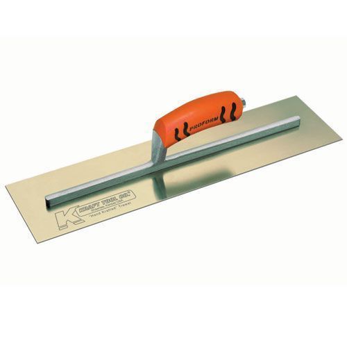Stainless steel concrete plaster trowel 18&#034; x 5&#034; proform handle 20825 for sale