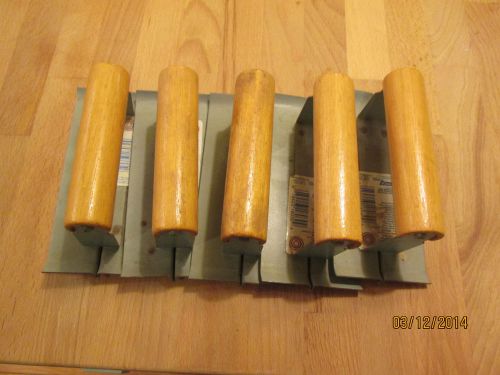 Lot 5 Hyde 18030 Polished Steel Cement Groovers, 3/16&#034; Groove Cement Jointers