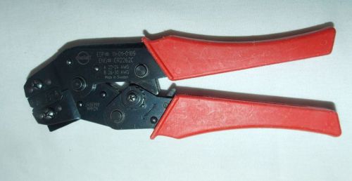 Molex Crimper ENG CR2262C Hand Tool 11-01-0185 A 22-24 AWG B 26-30 Ratcheting