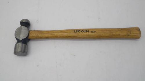 URREA 1332P 32 Ounce Ball Pien Hammer Hickory Handle E7