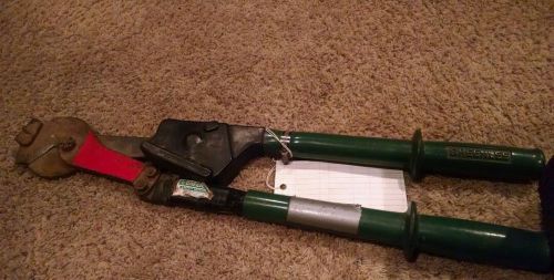 Greenlee Racheting Wire Cable Cutter 756