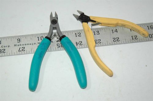 Wire cutters 2 pair lindstrom 8148 xcelta 7237 aviation tool jewelry hobby for sale