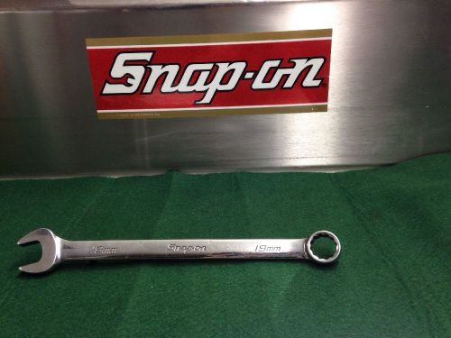 OEXM190B Snap On Wrench, Metric, Combination, 19 mm, 12-Point