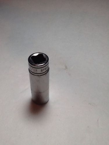 SNAP ON 1/2in  Crome Socket Deep 3/8 Dr 6point
