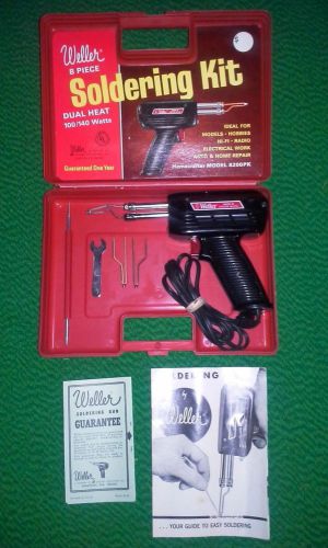 Weller Dual Heat Solder Iron ~ 8200PK * Case &amp; Two extra tips