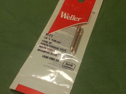 Weller soldering tip mt1 cone tip 1/8&#034; (3mm) for sp23 sp200 irons for sale