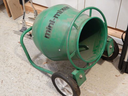 Hand powered portable Cement mixer - Mini Mixer - WC Bradley (LOCAL PICKUP ONLY)