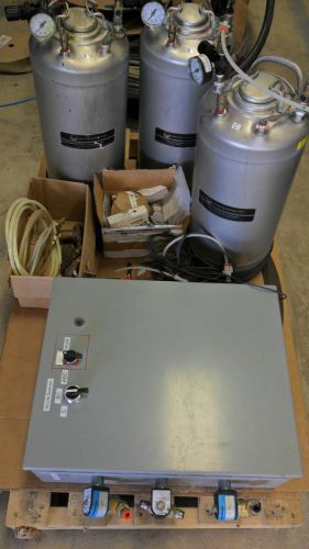 Spraying sytems co. paint spray system 3 tanks5 gal. each used great condition for sale