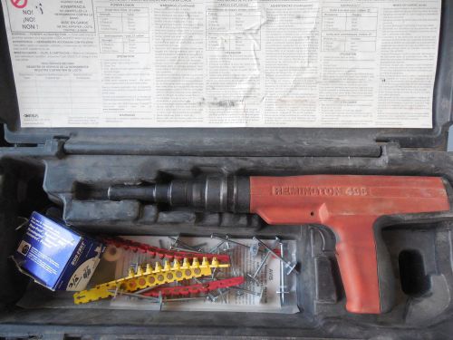 Remington Powder Tool 496 Nail Gun Concrete Stud Steel