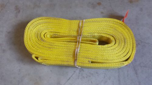 Superior lifting nylon lifting sling / pull strap 92ee2 x20ft for sale