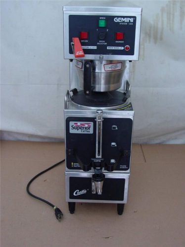 CURTIS GEMINI SYSTEM- COMMERCIAL SUPERIOR COFFEE MAKERS &amp; WARMER - SCGEM-120A-63