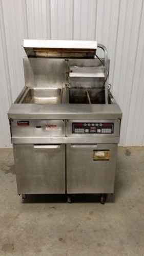 Frymaster FMM50-25D 1 Bank Fryer Dump Station Heat Lamp Natural Gas