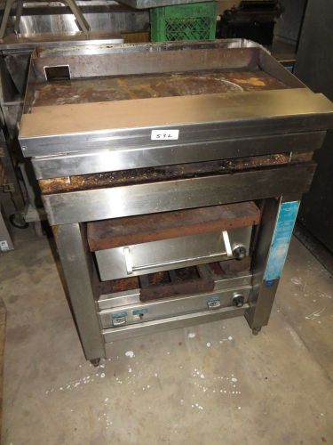 Connerton Company Gas  Propane DOUBLE Griddle/Overfire Broiler Combination A-1F