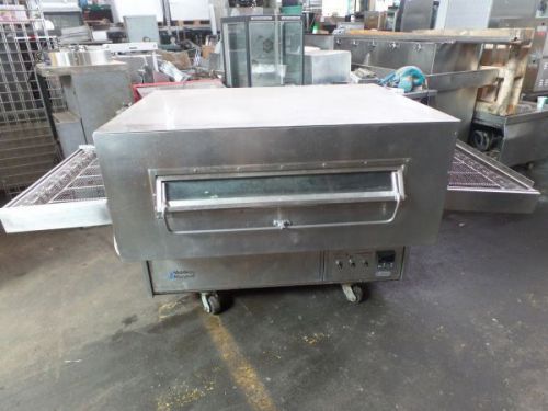 Middleby Marshall PS350 Single Deck Gas Convection Pizza Oven on Casters