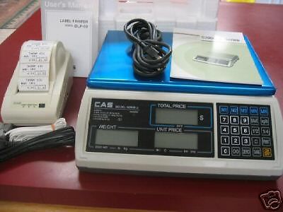 Cas price computing deli scale/retail scales w/printer for sale