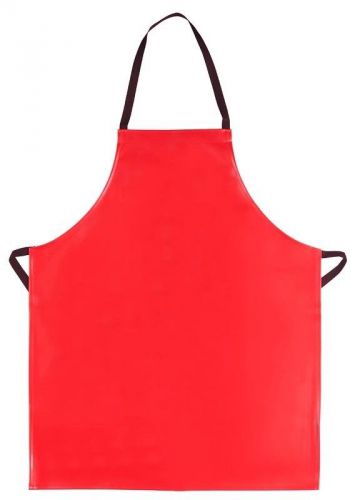 Vinyl apron heavy duty dishwasher butcher craft restaurant bib usa red new for sale