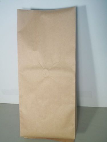 Pacific Bag 375-800 Side Gusseted Bag, 5 lb, Natural Kraft w/Valve Case of (300)