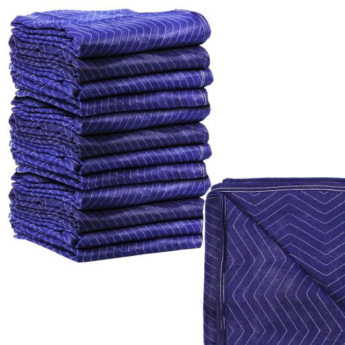 Lot 6 heavy duty moving blankets padded furniture moving pads protection for sale