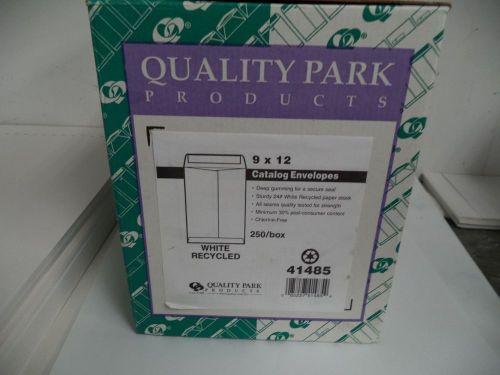 Quality Park Catalog Envelope, Recycled, 9 x 12, White, 250/Box    41485