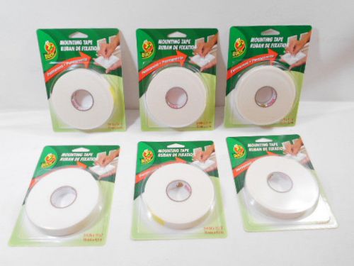 Lot of 6 Duck Mounting Tape - 15 ft