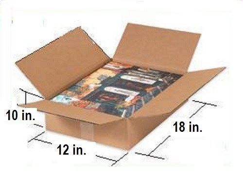 LOT 25 Cardboard Shipping Boxes 18 x 12 x 10 inch boxes
