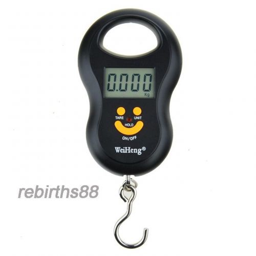 Electronic digital lcd luggage weight travel hanging fx hook scale 50kg/10g k0e1 for sale