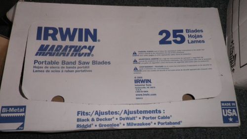 Nib~irwin tool 3074003p25~25-pk of 44-7 / 8&#034; x 24&#034;-portable band saw blades for sale
