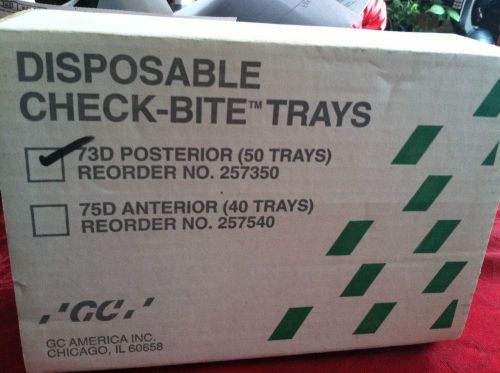 42 Disposable Check-bite trays GC America