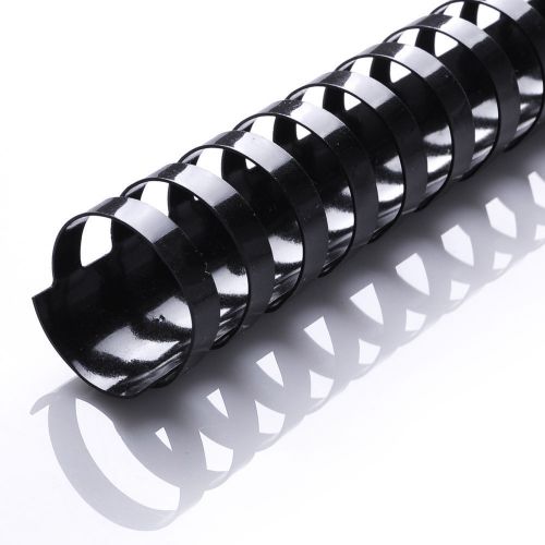 Plastic Binder Combs Spines Lot of 40 BLACK - 8 1/2&#034; Letter Size 3/4&#034; 15 Ring