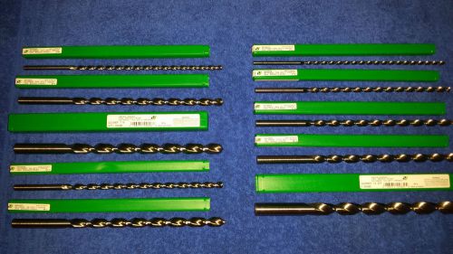 10 new precision twist qc0860p high speed steel extra long length drill bits for sale