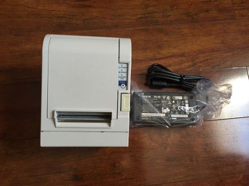 Epson TM88 III P - M129C - Receipt Printer w/ A/C Adapter (WHITE)