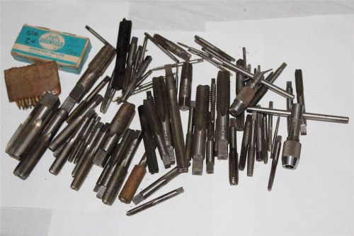 Machinists Lot of Over 70 Assorted Used Taps