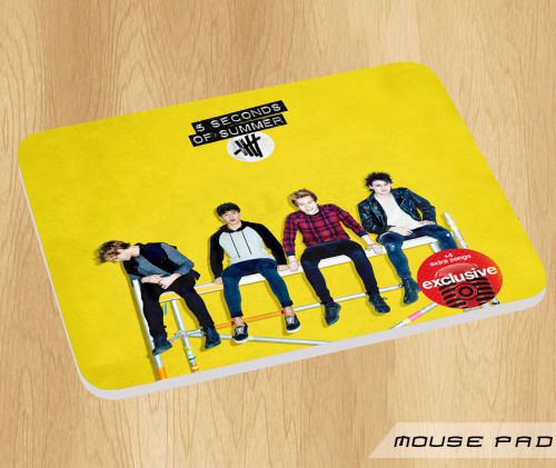 5 Seconds Of Summer Music Band Logo Mouse Pad Mat Mousepad Hot Gift Game