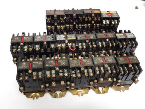 LOT OF 15 ALLEN BRADLEY BULLETIN 700 TYPE N 700 AND ONE TYPE 700 P