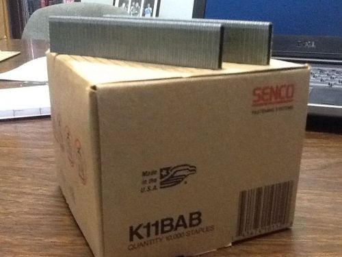 Senco K Series Staples 3/4&#034; Length 19 Gauge 1/4&#034; Crown K11BAB 10,000ct box