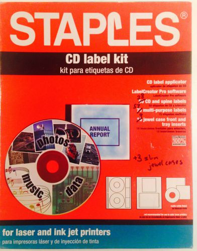 Staples CD label kit