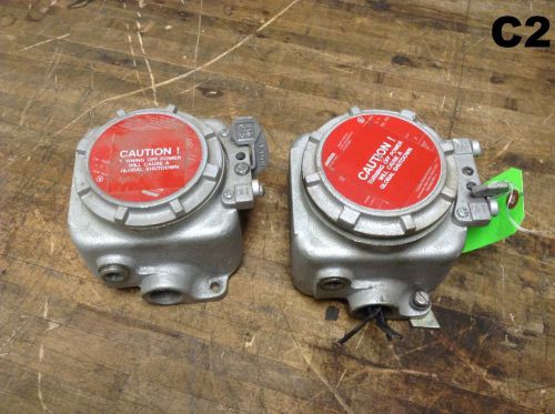 Lot of 2 Crouse-Hinds Explosion Proof  Snap Switch Model M2