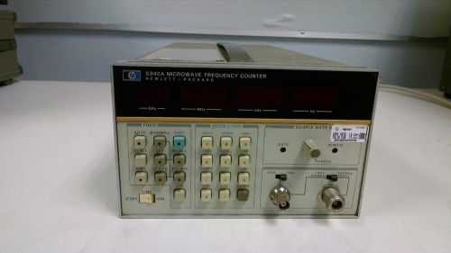 HP 5342A MICROWAVE FREQUENCY COUNTER
