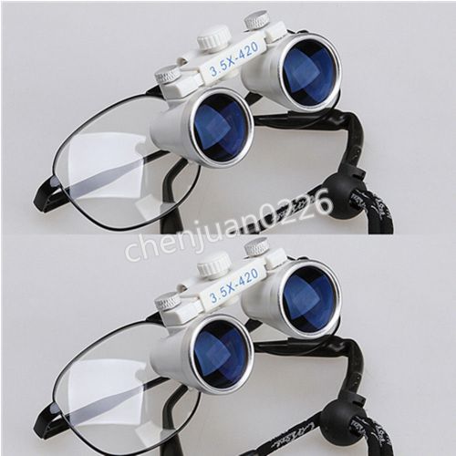 Dental Dentist Surgical Medical 3.5X 420mm Binocular Magnifier Loupes/Glasses