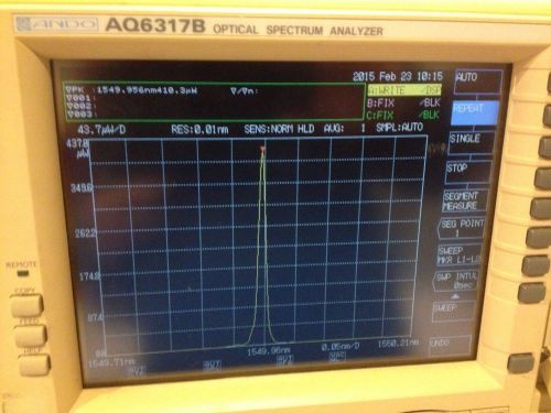 Ando aq6317b optical spectrum analyzer for sale