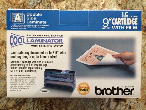 Brother CoolLaminator 9&#034; Refill Cartridge LC-D9 For use with LX-900 and LX-910D