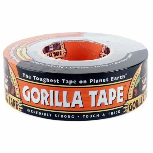 NEW 35 Yard Black Gorilla Tape 1.88&#034; 4 ROLLS TOTAL
