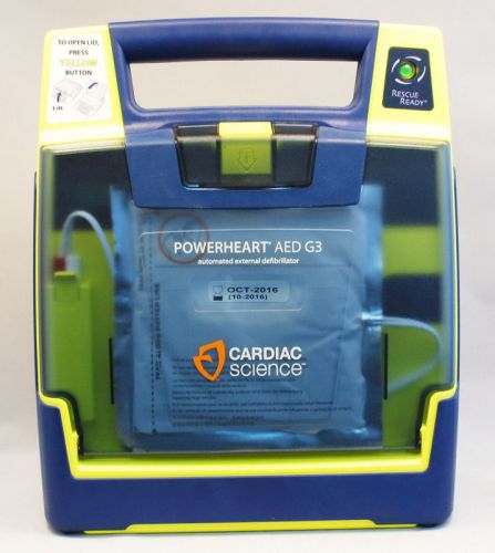 Brand New Cardiac Science Powerheart G3 Plus AED 9390E Oct 2016 - Free Shipping