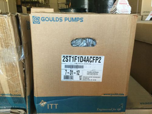 GOULDS 2ST1F1D4ACFP2 NPE SERIES END SUCTION 316L SS CENTRIFUGAL FIRE WATER PUMP