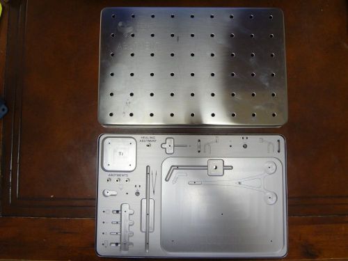 Branemark System, Dental Implant Abutment Kit, Empty Autoclave Surgical Tray