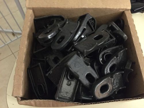 Lot of 90 pvc coated clamp backs 3/4&#034; ocal plastibond rob roy free shipping!!! for sale